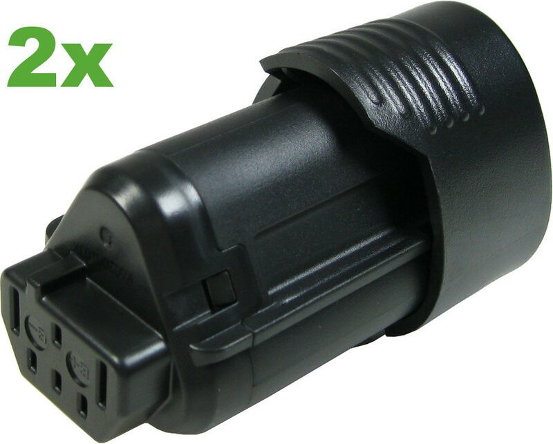 Thumbnail - Trade-shop - 2x Li-Ion Akku 12V / 1500mAh ersetzt aeg L-1215 L-1215R für BS-12C BLL-12C BS-12C2 BSS-12C BWS-12
