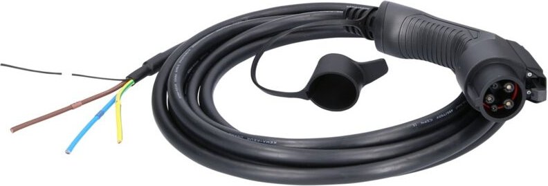 Ks Tools efuturo Ladekabel gerade, Ende offen auf Typ 1 Stecker zum Anschluss an eine Wallbox, 1 Phase, bis zu 7,4 kW, 3...