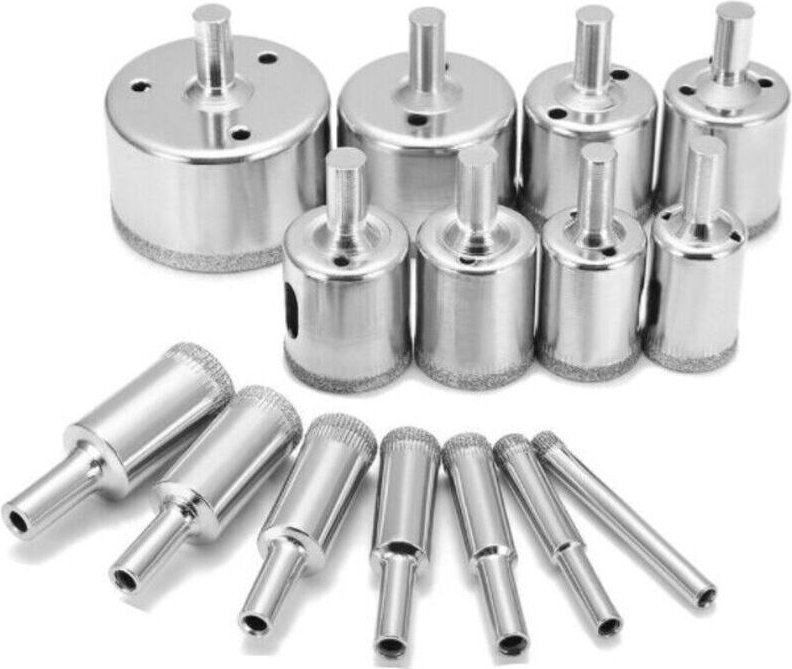 Lochsäge und Kernbohrer, Diamantbohrer, Fliesenlochschneider, Diamantsäge (Lösungsmittel für Glas, Porzellan, Keramik, G...