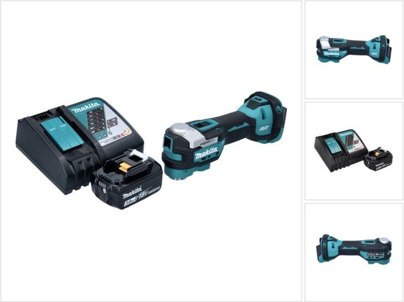 Dtm 52 RF1 Akku Multifunktionswerkzeug 18 v Starlock Max Brushless + 1x Akku 3,0 Ah + Ladegerät - Makita
