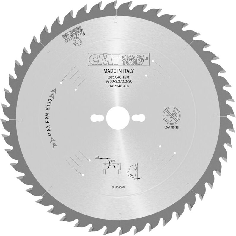 294.054.12M UNIVERSAL-KREISSÄGEBLATT HW 315x3,2/2,2x30 Z54 10ATB POS