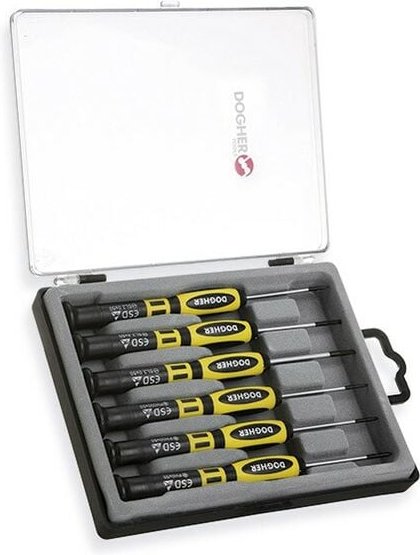 Präzisions-Schraubendreher-Satz, 50 mm, 6-teilig, esd Dogher 390-001