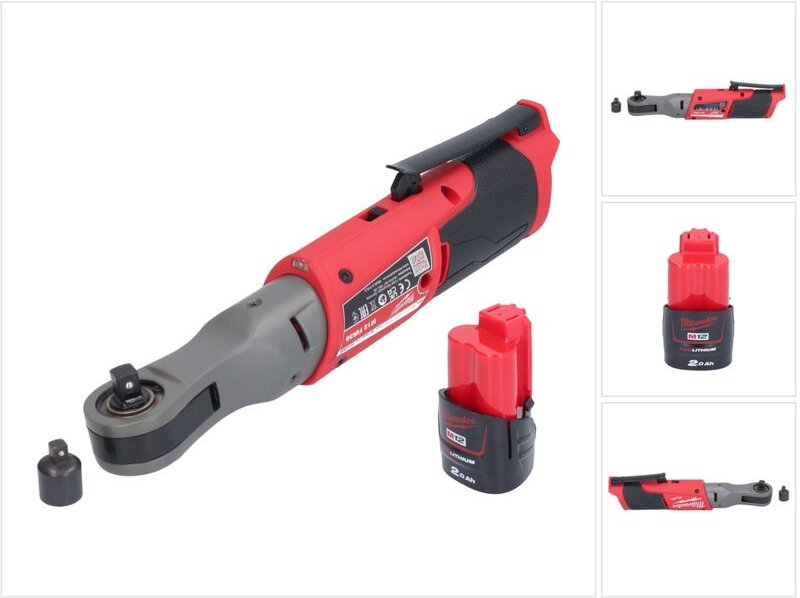 Milwaukee M12 FIR38-201 Akku Ratsche 12 V 75 Nm 3/8" 1/4" + 1x Akku 2,0 Ah - ohne Ladegerät