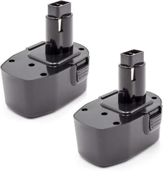 2x Akku kompatibel mit Dewalt DW931K, DW935, DW937K, DW941K, DW966K, DW983K, DW984, DW985 Elektrowerkzeug (1500 mAh, NiM...