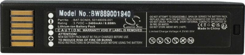 Akku kompatibel mit Honeywell Xenon 1902Ghd, 1952, xp 1902Ghd, xp 1952 Barcodescanner pos (2400 mAh, 3,7 v, Li-Ion) - Vh...