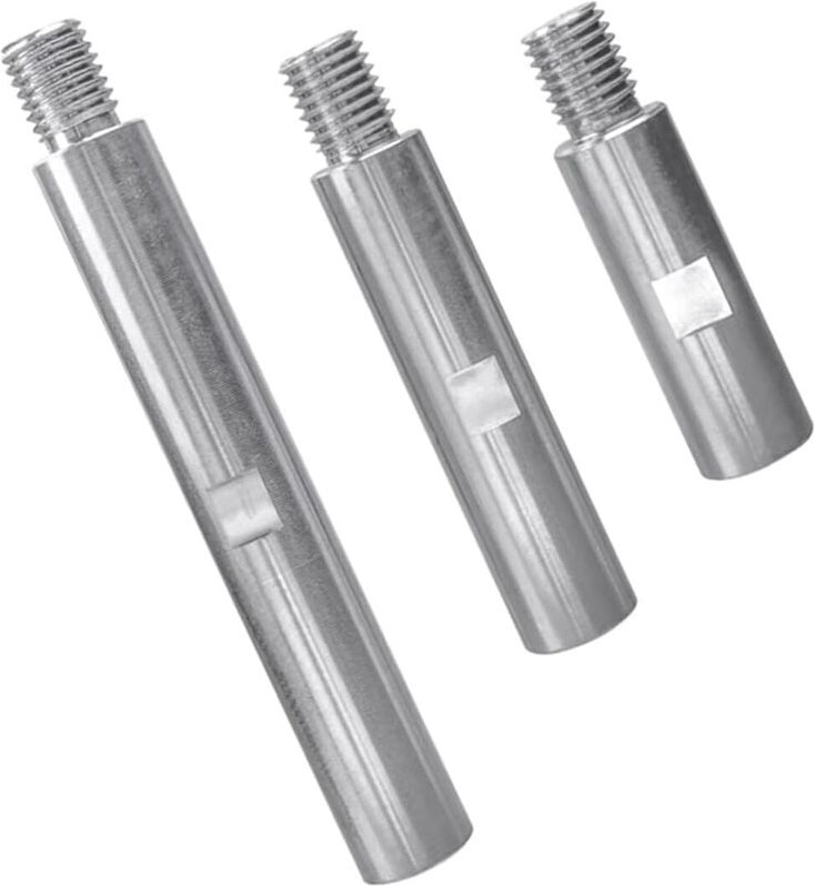 3 Stück Edelstahl-Winkelschleifer-Verlängerungsstange M14 Winkelschleifer-Verlängerung 75 mm 100 mm 140 mm Hebel M14-Gew...