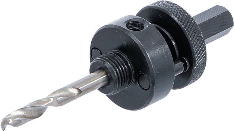 Aufnahmehalter für Lochsägen mit Zentrierbohrer