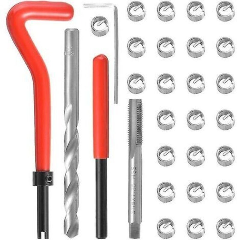 M8 x 1,25 mm Gewindereparaturset (30-teilig)