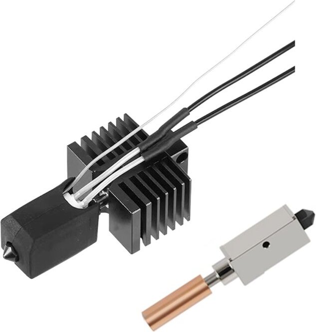 0,4 mm Upgrade-Hotend-gehärtete Düse für den QiDi X Plus 3-Drucker