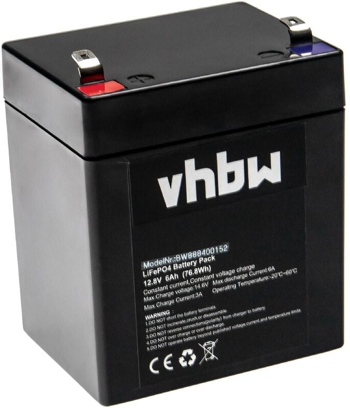 1x Akku kompatibel mit ld Systems Road Buddy 10, Roadman 102 Lautsprecher Boxen Speaker (6 Ah, 12,8 v, LiFePO4) - Vhbw