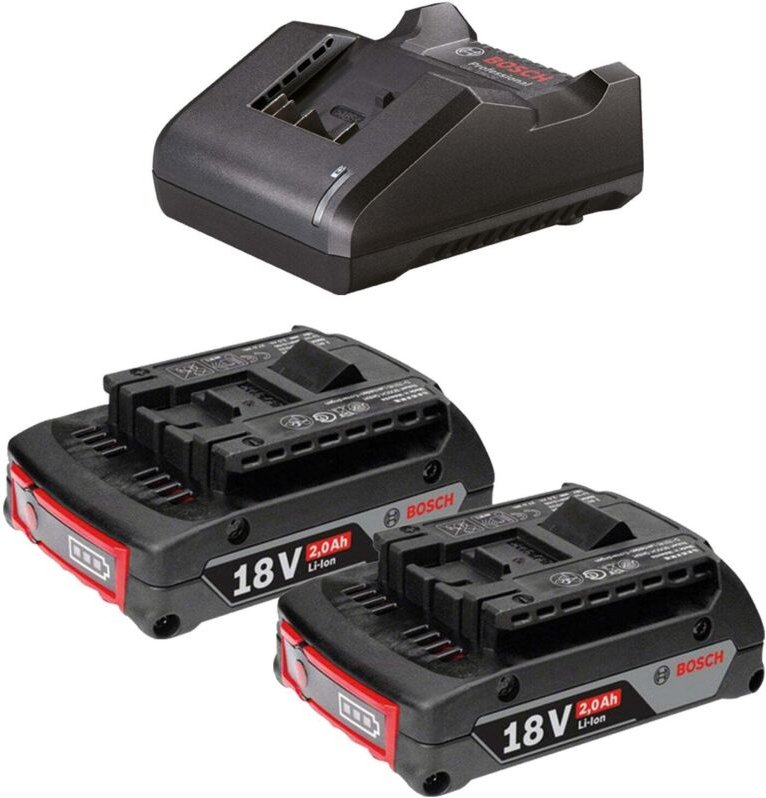 Bosch - Starter-Set 18 v / 2x 2,0 Ah Akku + Ladegerät gal 18V-20