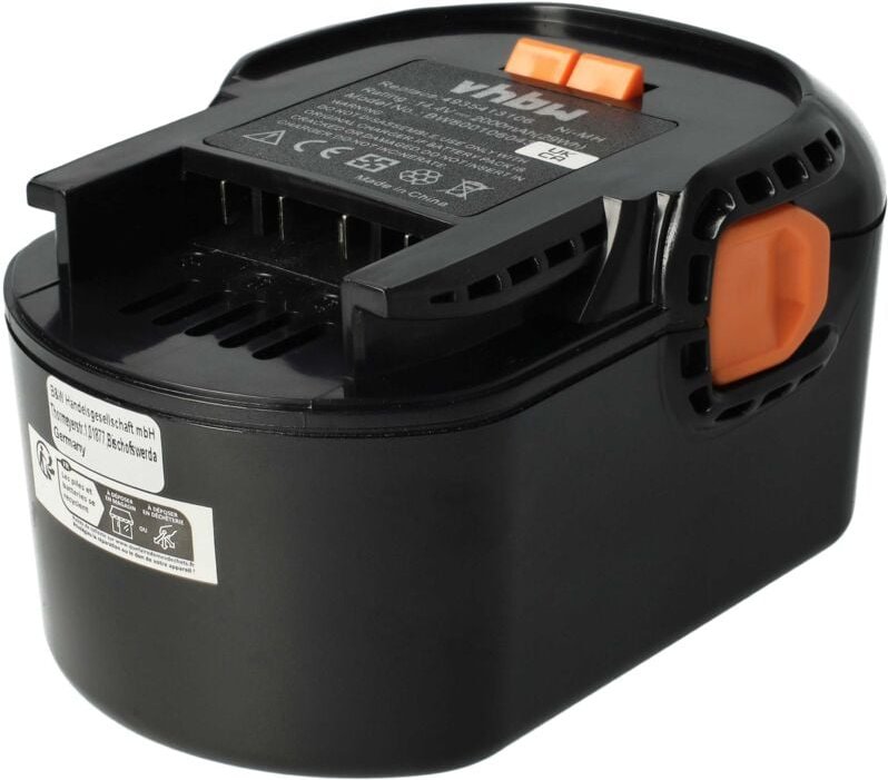 Vhbw - 1x Akku kompatibel mit aeg bbm 14 stx-r, bsb 14 g, bsb 14 stx-r Werkzeug (2000 mAh, NiMH, 14,4 v)