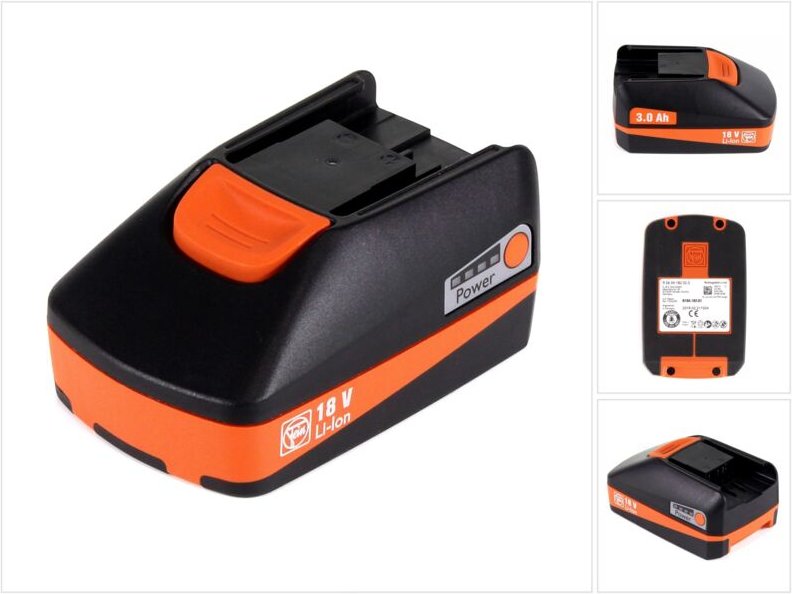Fein - 3,0 Ah Li-Ionen Akku mit Ladestandsanzeige 18V - 92604182020