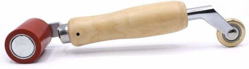 Kit de rouleaux de pression professionnels : 1 rouleau en silicone et 1 rouleau en laiton - Outils de toiture - 45 mm - ...