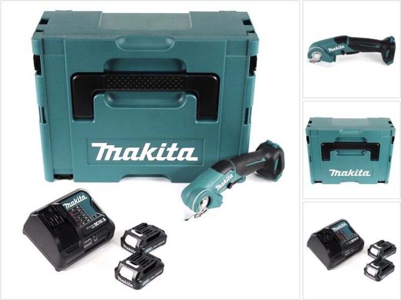 Thumbnail - Makita CP 100 DSAJ 10,8 V Akku Universalschere Multi Cutter im Makpac + 2 x 2,0 Ah Akku + Ladegerät