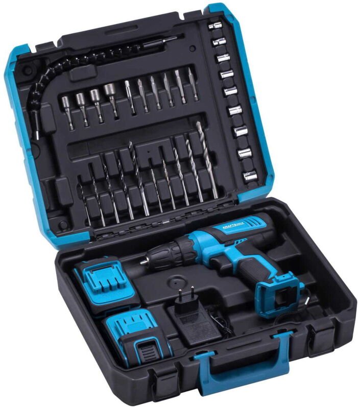 Bohrschrauber-Set 21V 2Ah + Zubehör KD3355