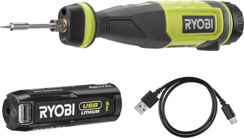 RSI4-120G Lötkolben-Akku 4V 460°C usb-c 1x2,0Ah - Ryobi
