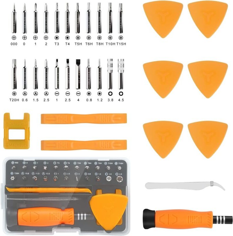 33-in-1-Präzisionsschraubendreher, Multifunktions-Schraubendreher-Set, Präzisionsreparaturwerkzeuge für Drohnen, Smartph...