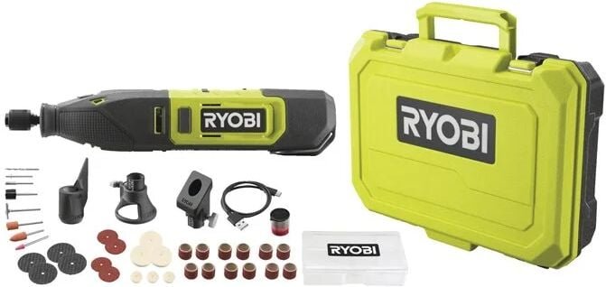 Ryobi RRT12-120BA335 Rotationswerkzeug 12V 5.000 bis 35.000 U/min (1x2,0)Ah