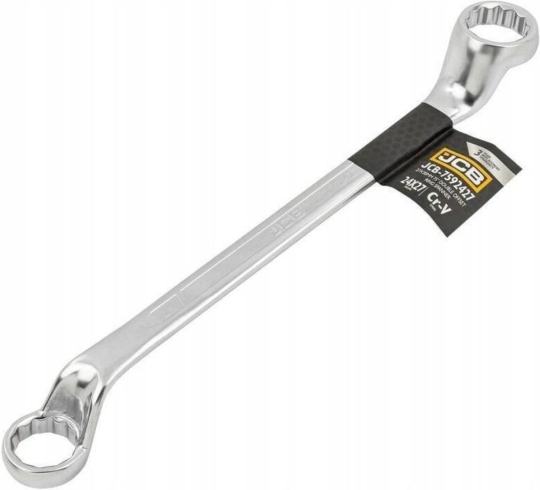 Verstellbarer Schraubenschlüssel JCB metallisch 24x27 mm Stahl Cr V