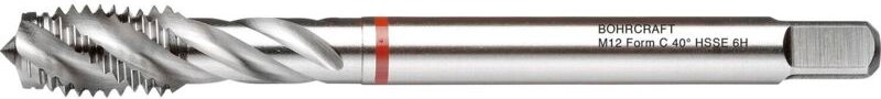 Bohrcraft - Maschinengewindebohrer 40º rsp DIN376 M12 Überlaufschaft Rotring