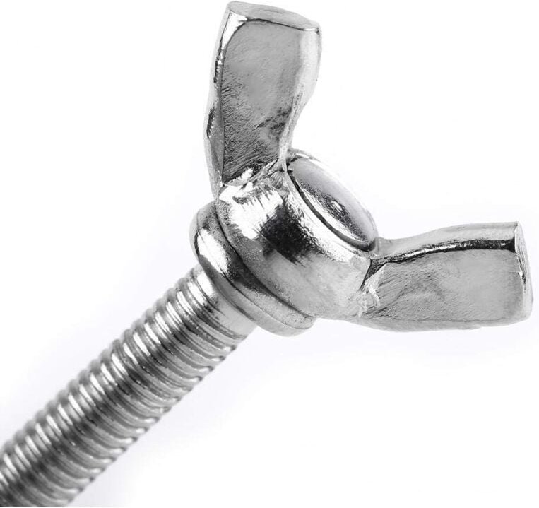 Zoternen - Akozon Schmetterlingsschraube, 5 stücke M6 DIN316 304 Edelstahl Daumen Schmetterling Flügel Handschrauben Sch...