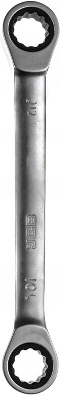 Doppelring Schlüssel JCB silber 10x12 mm Chromstahl