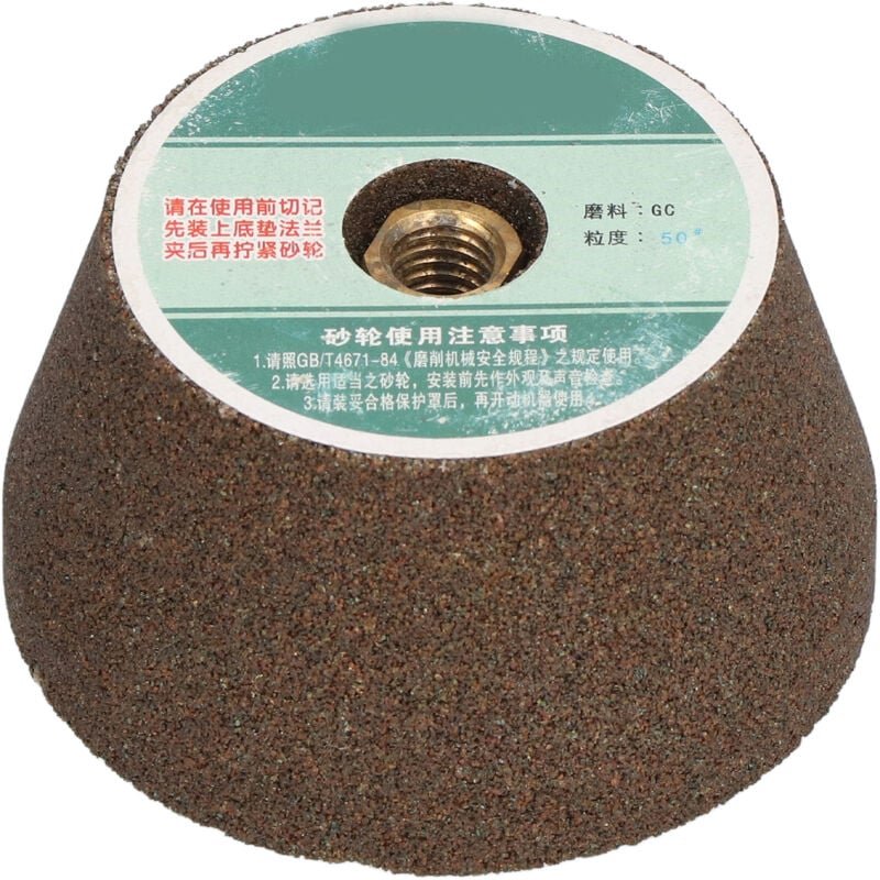 Schleifscheibe, Siliziumkarbid-Effekt, hohe Abtragsrate, verdickte Schleifscheibe, für Winkelschleifer-Polierkopf (50 Me...