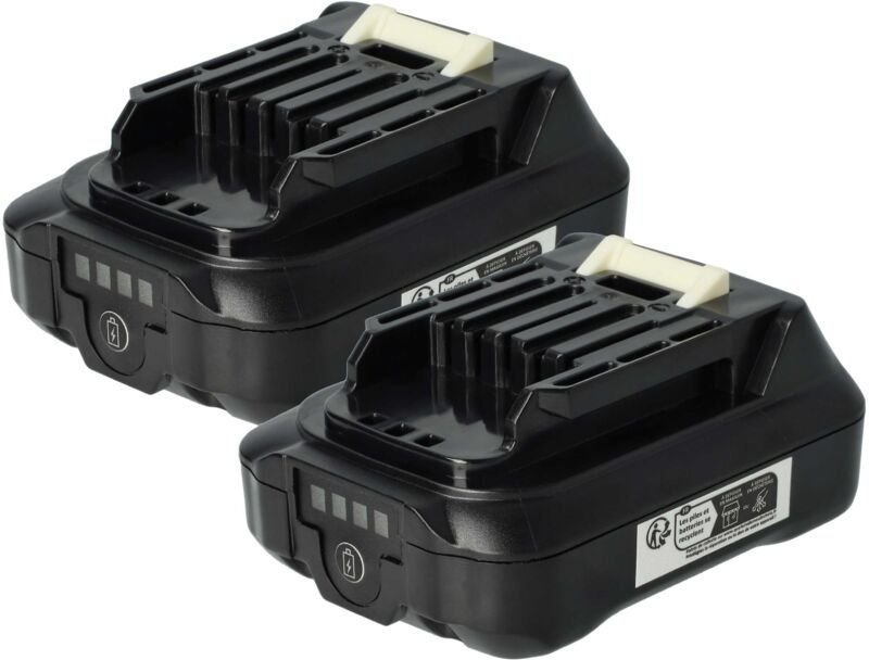 Vhbw - 2x Akku kompatibel mit Makita SK209, SH02Z, SK312GD, SK312, SK209GDZ, SK209GD, ST113, SK312GDZ Werkzeug (2500 mAh...