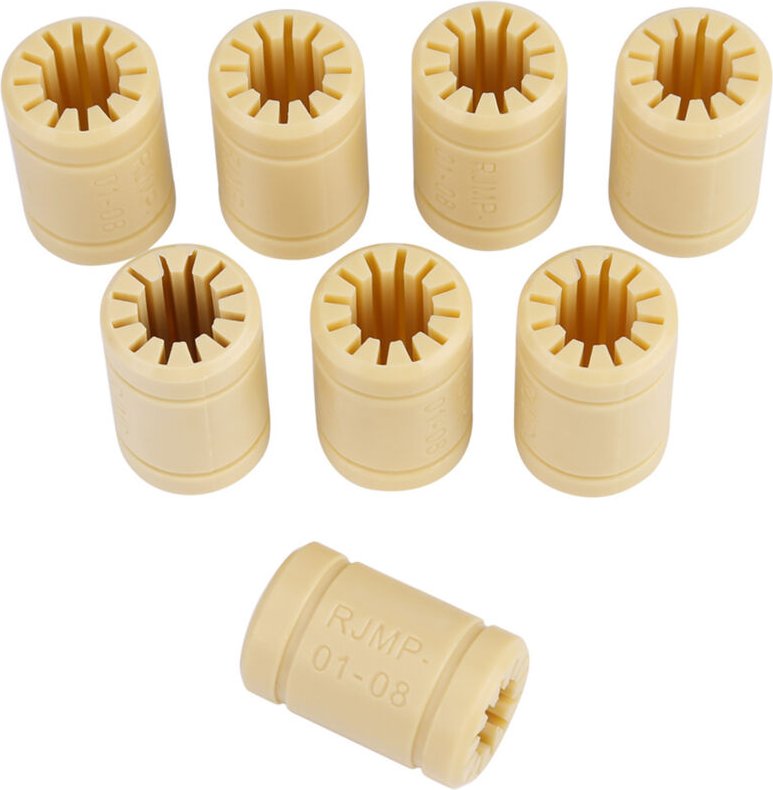 LM8UU Vollpolymer-Lager für 3D-Drucker (8er-Pack) mit 8-mm-Welle