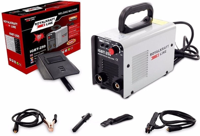 Trade Shop Traesio - Trade Shop - elektrische elektrische gesundheit inverter igbt saldatura 250 fabbro cavo 2MT -