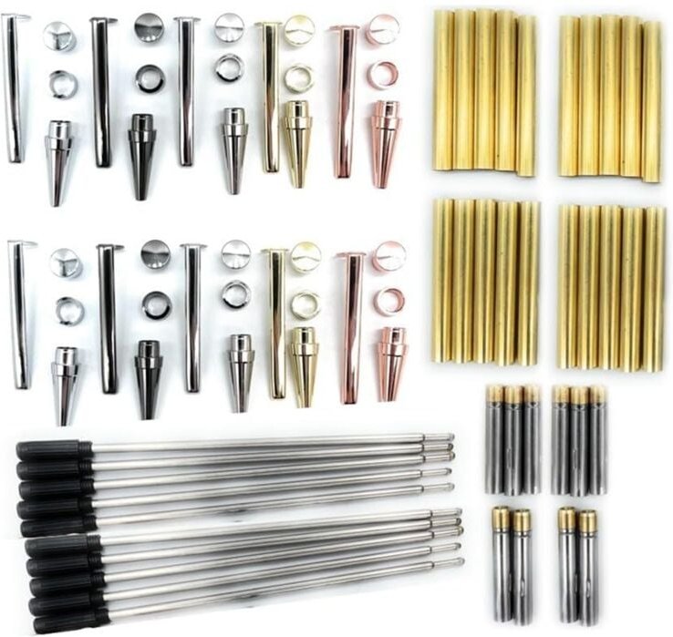 Tlily - Slimline Twister-Stifteset aus Holz, 10-teilig, verschiedene Ausführungen, 7 mm