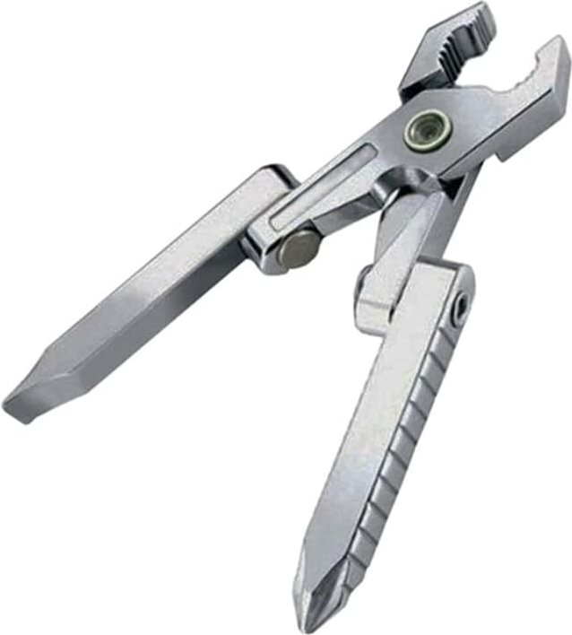 3-in-1-Multitool, tragbares Edelstahlwerkzeug, leichtes Multitool mit Zange, Schraubendreher, Abisolierzange für Camping...