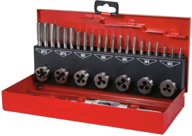 RUKO Gewindeschneidwerkzeug-Satz HSS in Industriekassette - 31 tlg. - 245010