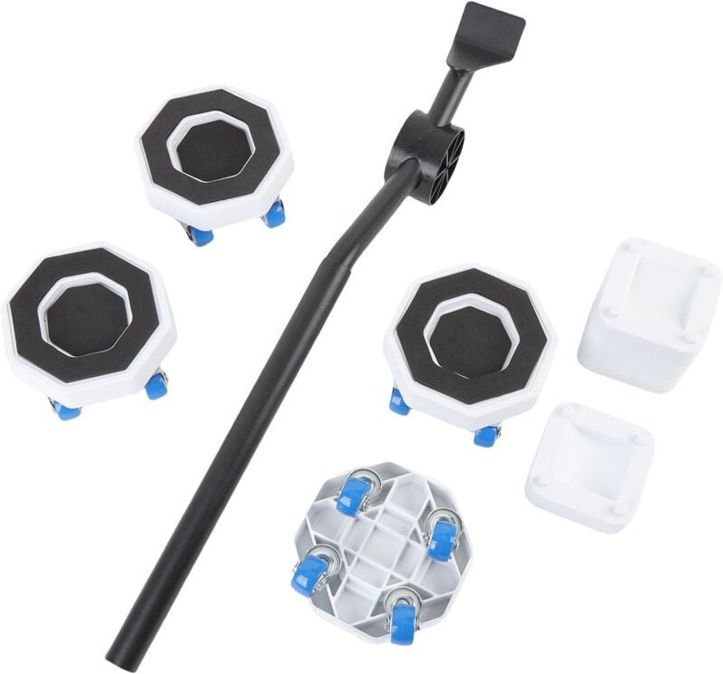 Ej.life - 5-teiliges Möbelbewegungswerkzeug, Möbelrollen, Möbeltransporter, 360 Grad drehbares Pad für Möbelbewegungsrol...