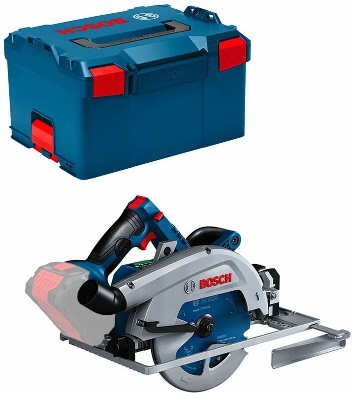 Bosch biturbo Akku-Handkreissäge gks 18V-68 gc ohne Akku ohne Lader in L-Boxx