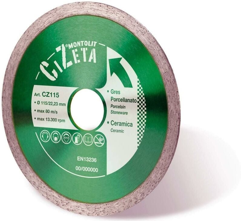 Diamantscheibe fž£r feinsteinzeug harter keramikfliesen Montolit cermont cz