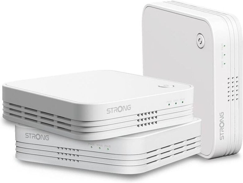Strong WI-FI MESH HOME TRIO PACK 1200 Dual-Band (2,4 GHz/5 GHz) Wi-Fi 5 (802.11ac) Weiß 3 Intern