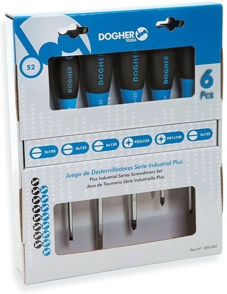 Schraubendreher-Set aus Karton, 6-teilig, Industrial Plus Dogher 300-002