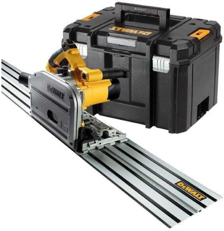 DEWALT Kreissäge – Tauchsäge 1300 W 165 mm DWS520KTR + 1,5 m TSTAK-Schiene