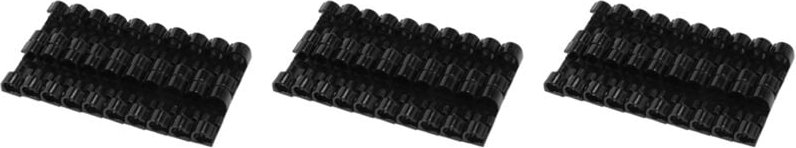 Tlily - 60 Stücke/ Satz Befestigungsklammer Clip Desktop Wire Klären Clips Halter Klemmen Kabel Clip Gerät usb Kabel Cli...