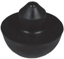 Minisphäre aus schwarzem Gummi 300x300x30