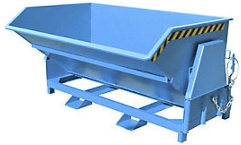 Bauer Kippbehälter BK 200, lackiert, Lichtblau