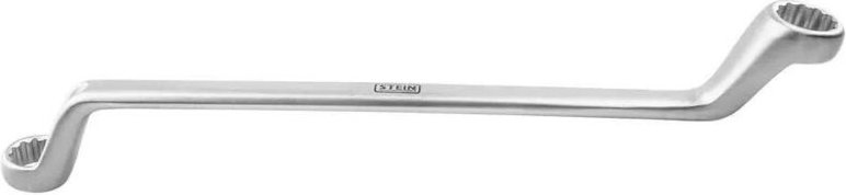 Verstellbarer Schraubenschlüssel Stein Stahl gebogen silber 6 cm