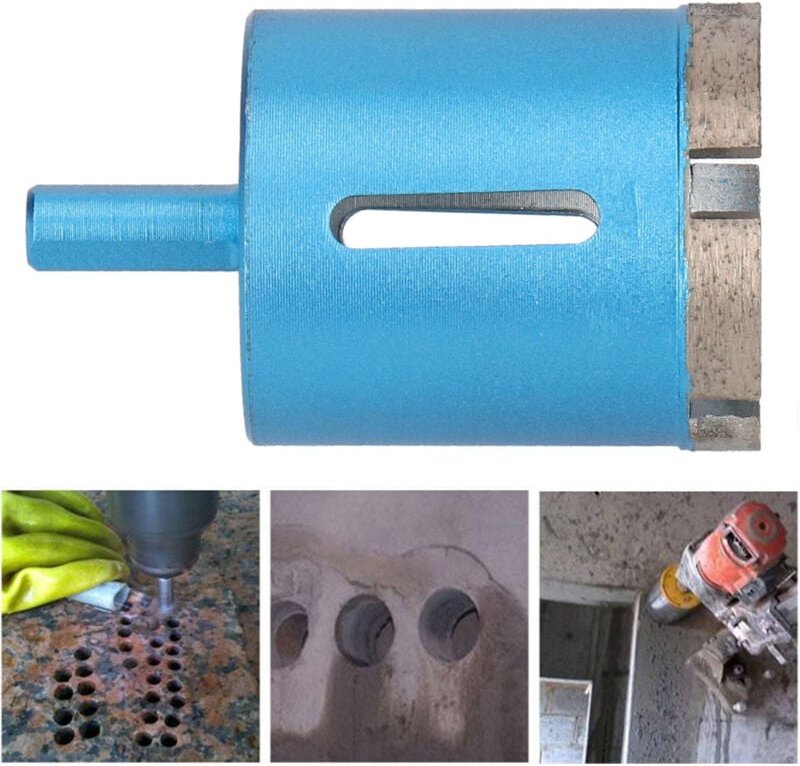Diamantbohrer, elektrische Handlochsäge für Marmor, Beton, Kunststein, Lochöffner, Lochdesign mit Ausrissen, einfache In...