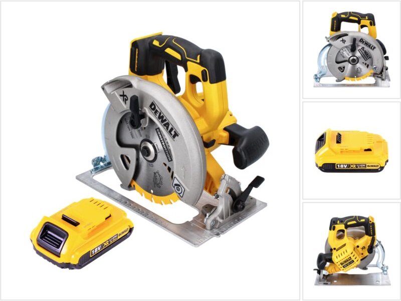 Dcs 570 Akku Handkreissäge 18 v 184 mm Brushless + 1x Akku 2,0 Ah - ohne Ladegerät - Dewalt