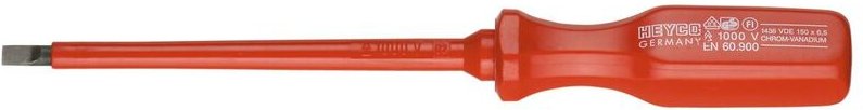 Heyco - 01436017533 vde Elektriker-Schraubendreher für Schlitzschrauben