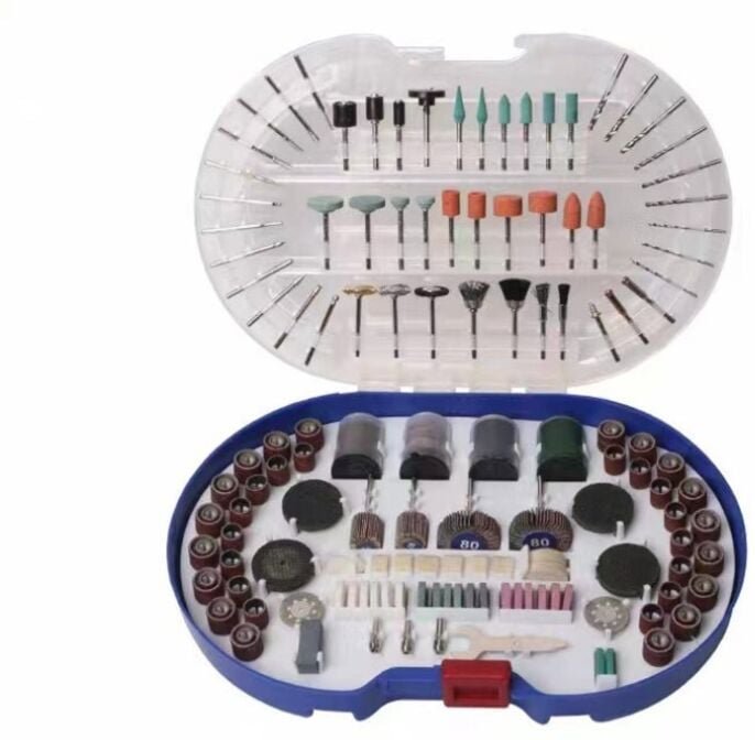 Csparkv - Box mit 276 Universal-Zubehörteilen für Rotationswerkzeuge zum einfachen Polieren, Bohren, Schleifen, Schnitze...