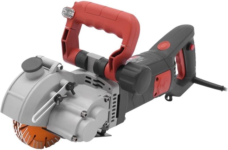 Mauernutfräse, 4800W Elektrische Schlitzfräse, Schlitzmaschine mit Laserführung 6500 U/min, Max Ausschnitt Größe 41 x 42...