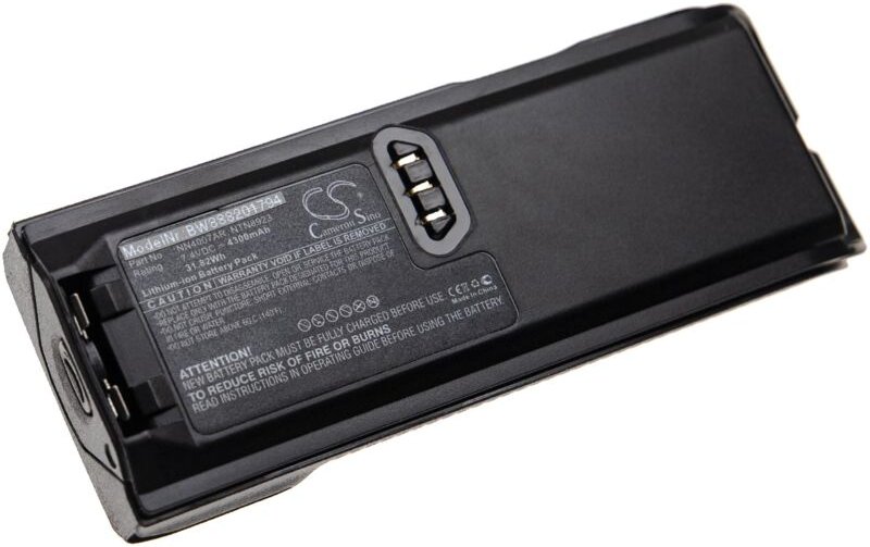 1x Akku Ersatz für Motorola NTN8294B, NTN8294BR, NTN8294A, NTN8294AR, NTN8294 für Funkgerät, Walkie Talkie (4300 mAh, 7,...